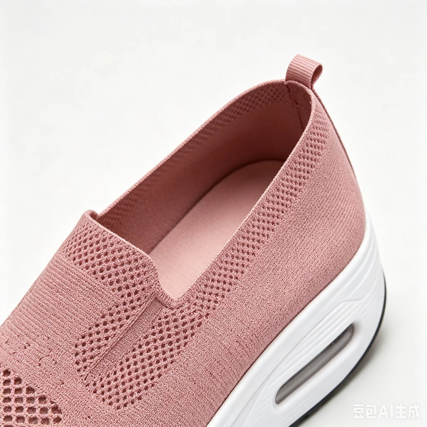 Women Slip On Breathable Platform Walking Shoes With Air Cushion