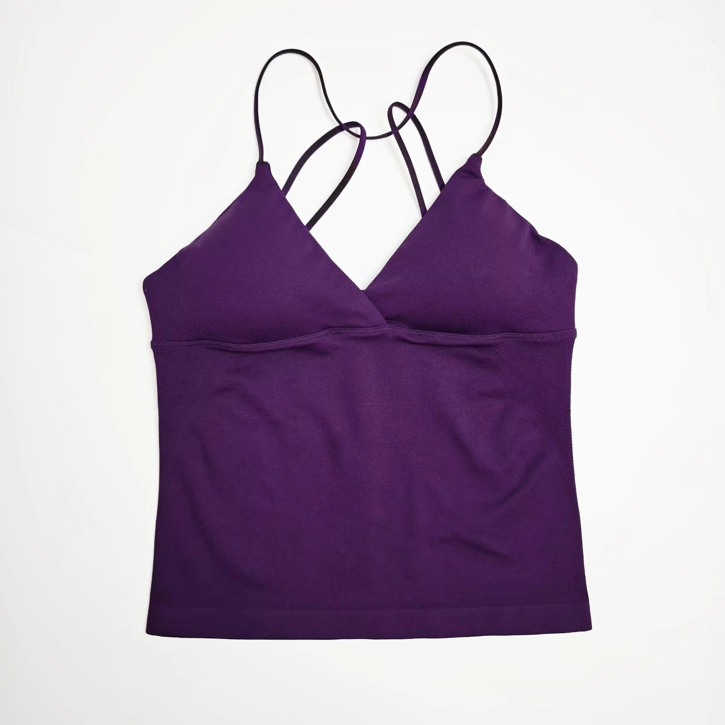 NCLAGEN Vision Twist Front Longline Seamless Yoga Tank Top