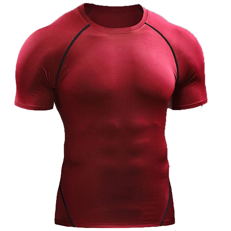 Compression T Shirt Quick Dry Sports Top For Workout