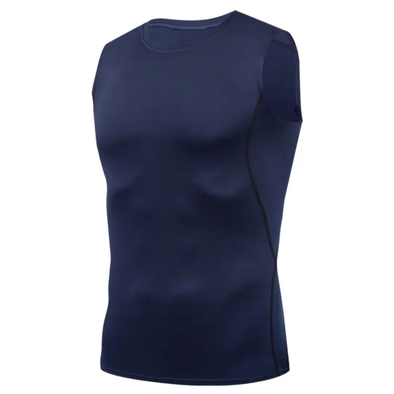 Men Compression Tank Top Quick Dry Moisture Wicking Breathable