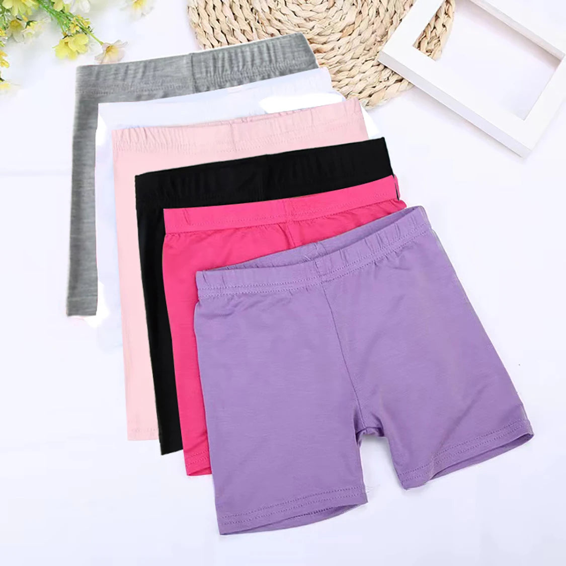Modal Girls Safety Shorts Set For Little Kids Underwear Boxers