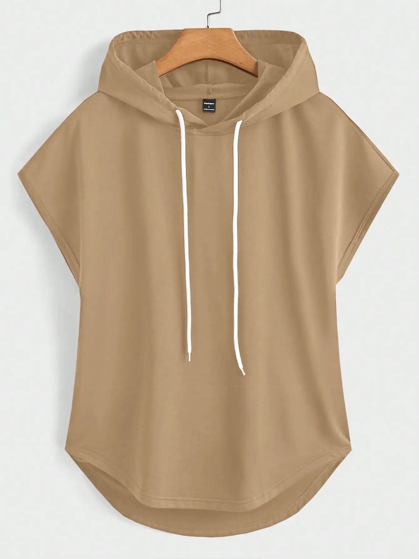 Men's Sleeveless Hooded Pullover For Daily Casual Wear