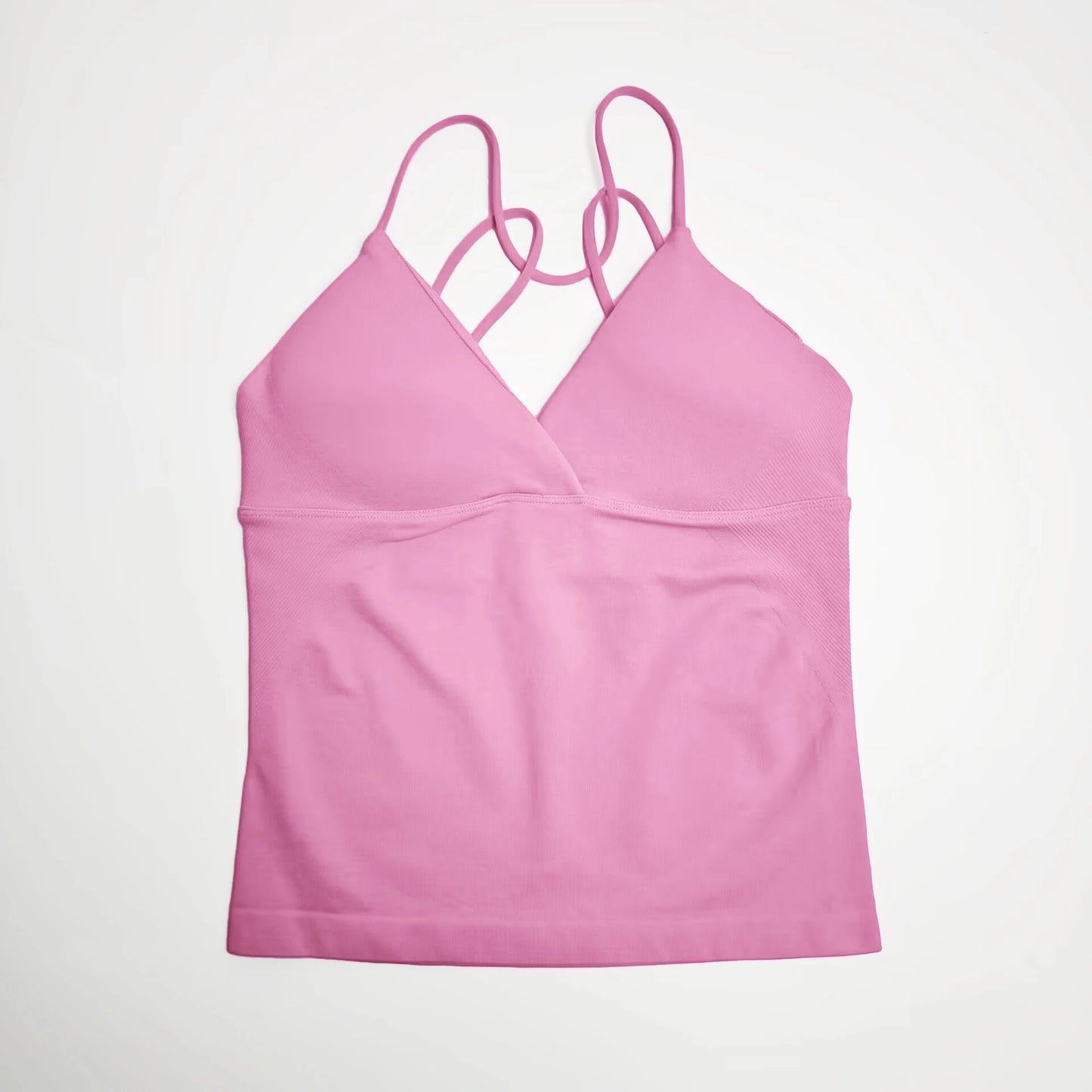 NCLAGEN Vision Twist Front Longline Seamless Yoga Tank Top