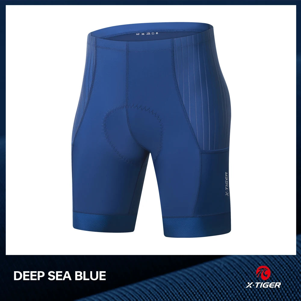 X-Tiger Men Quick Dry Padded Cycling Shorts For MTB