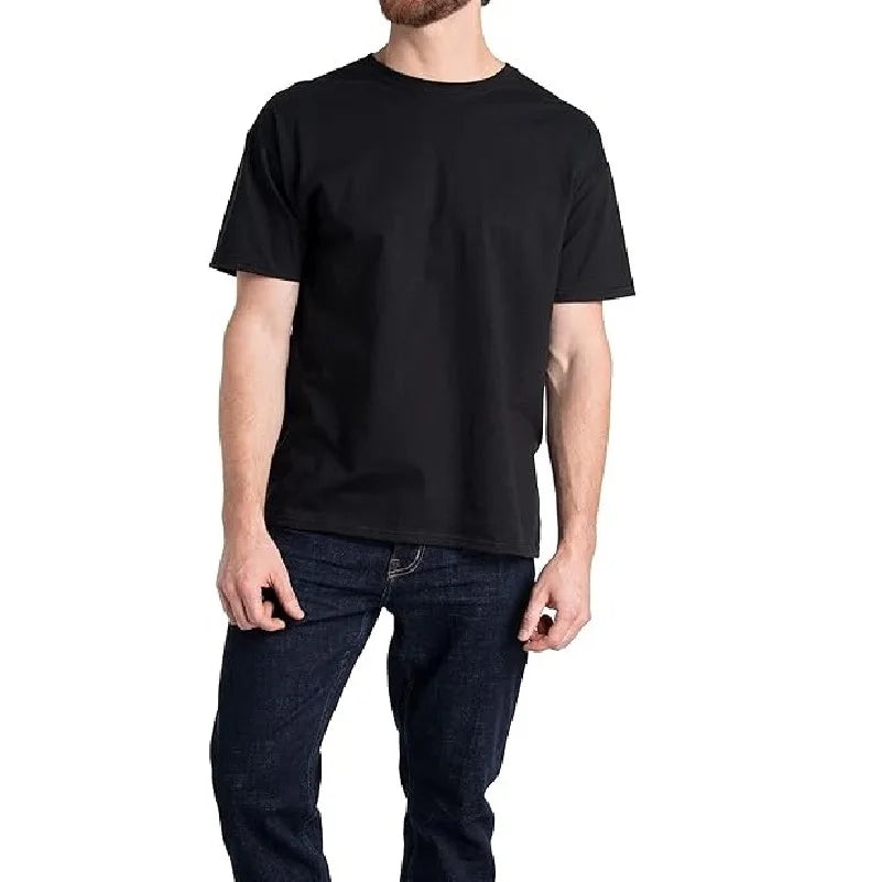 Men's Classic Cotton Blend Crew Neck T Shirts 10 Pack