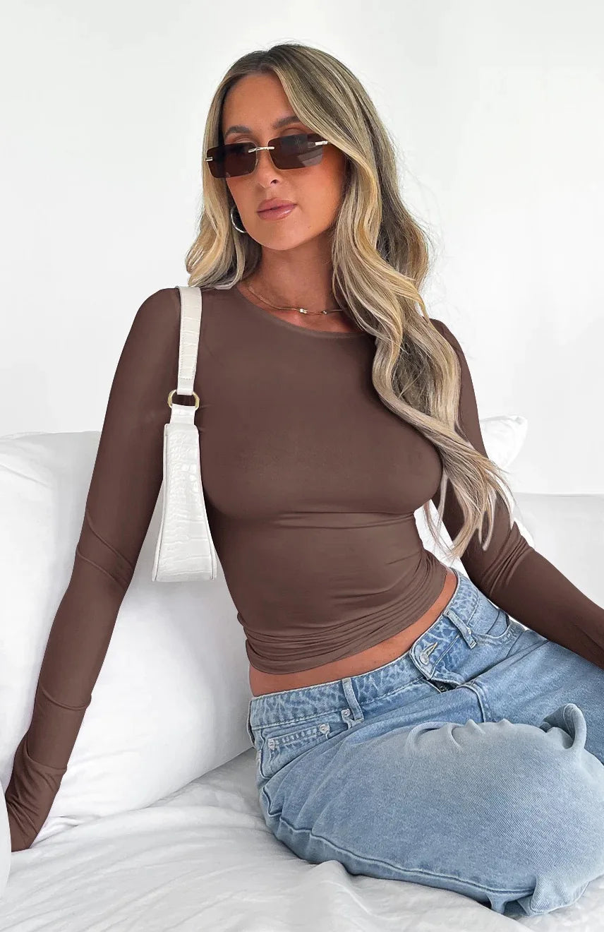 Women's Casual Sports Long Sleeve T Shirt Slim Fit Hoodie