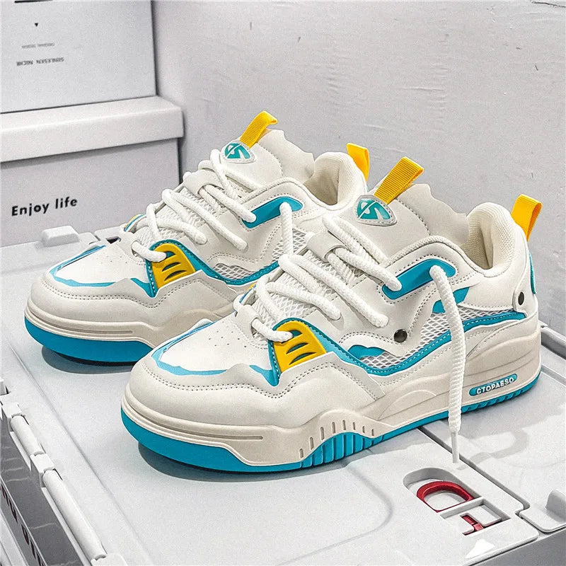 Men's Casual Retro Platform Shoes For All Seasons Daily Wear