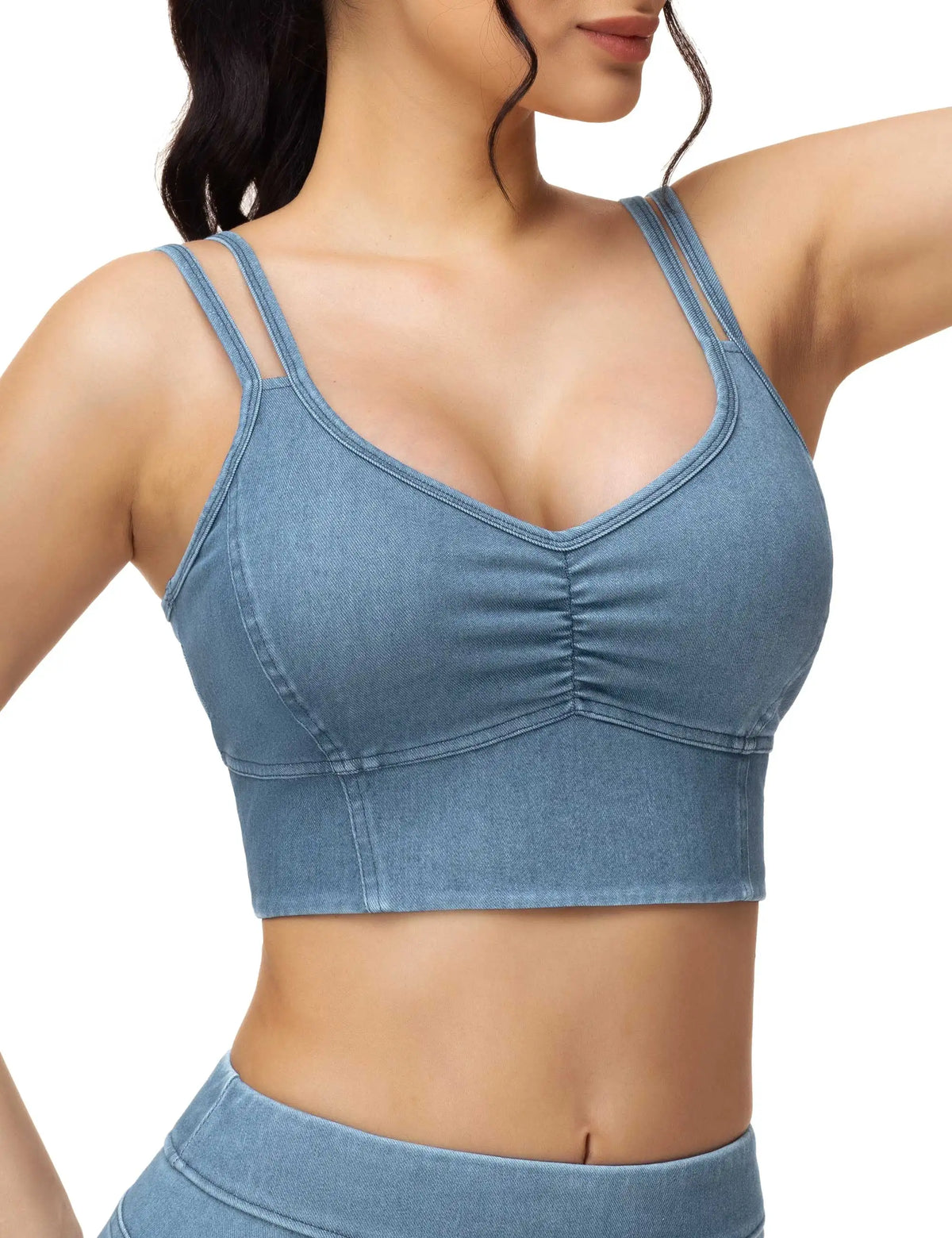 THE GYM PEOPLE Women's Wireless Sports Bra With Removable Pads