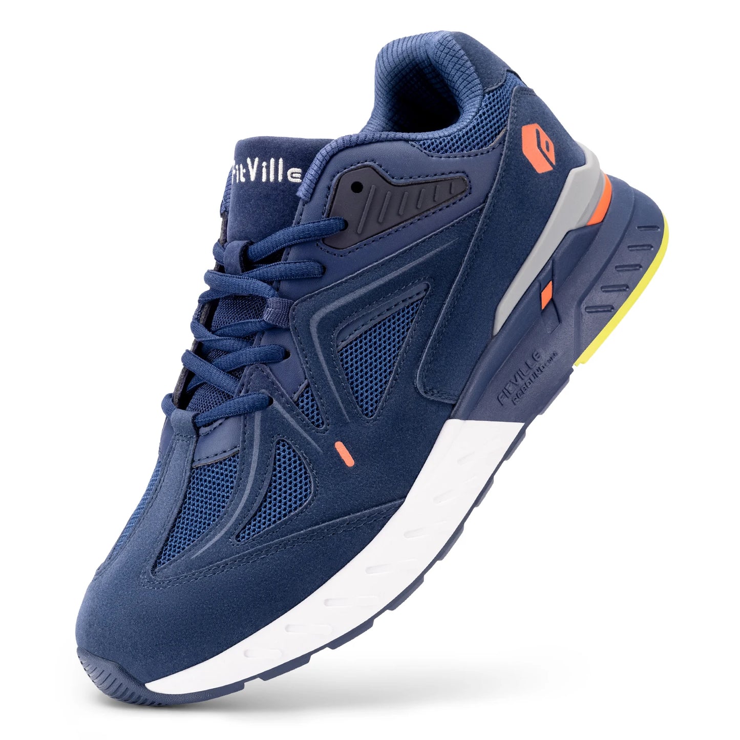 FitVille Men's Extra Wide Walking Shoes With Arch Support