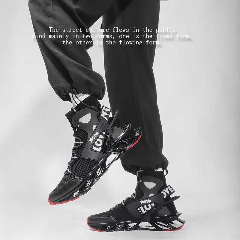 Men's Breathable Lace-Up Casual Sneakers for Everyday Comfort