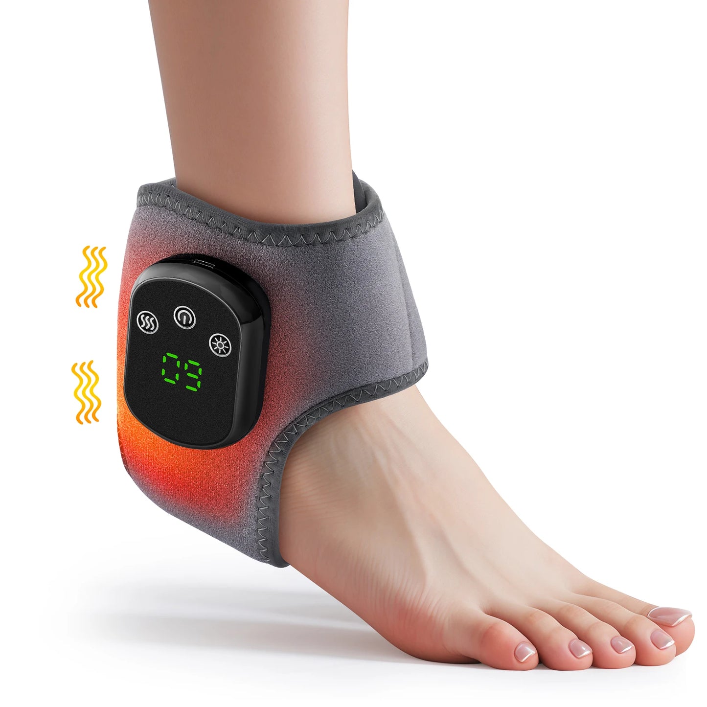 Hailicare Electric Ankle Brace With Heat And Vibration