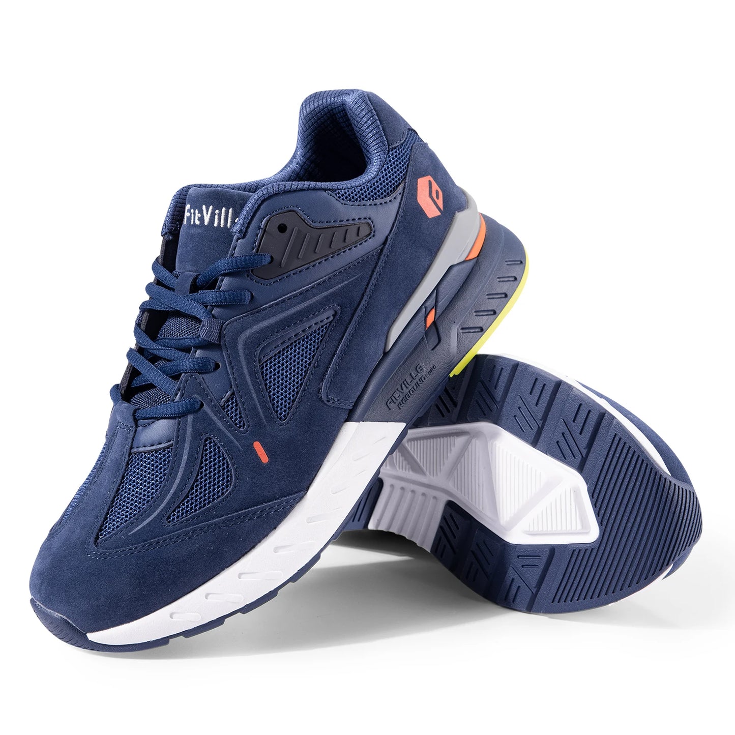 FitVille Men's Extra Wide Walking Shoes With Arch Support