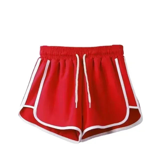 Striped Women's Korean Fashion Sports Shorts Casual Loose Fit
