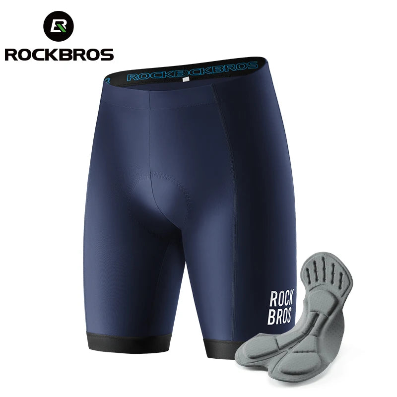 ROCKBROS Men's Cycling Shorts With 3D Gel Pad Breathable