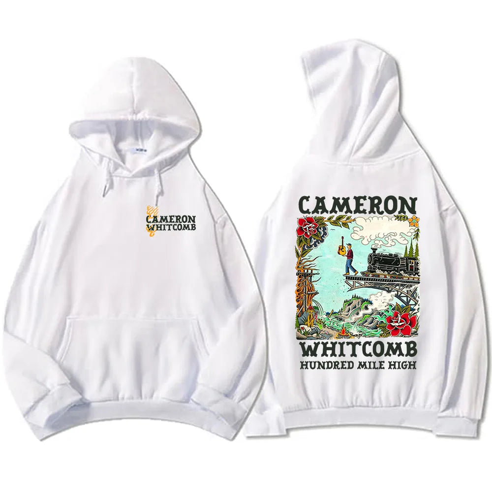 Cameron Whitcomb Logo Hoodies Fleece Long Sleeve Unisex Sweatshirt
