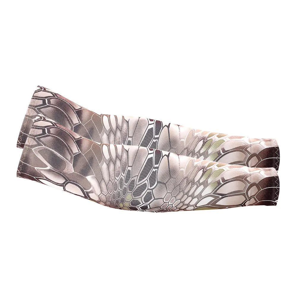 Unisex Cooling UV Arm Sleeves For Sports Running Fishing