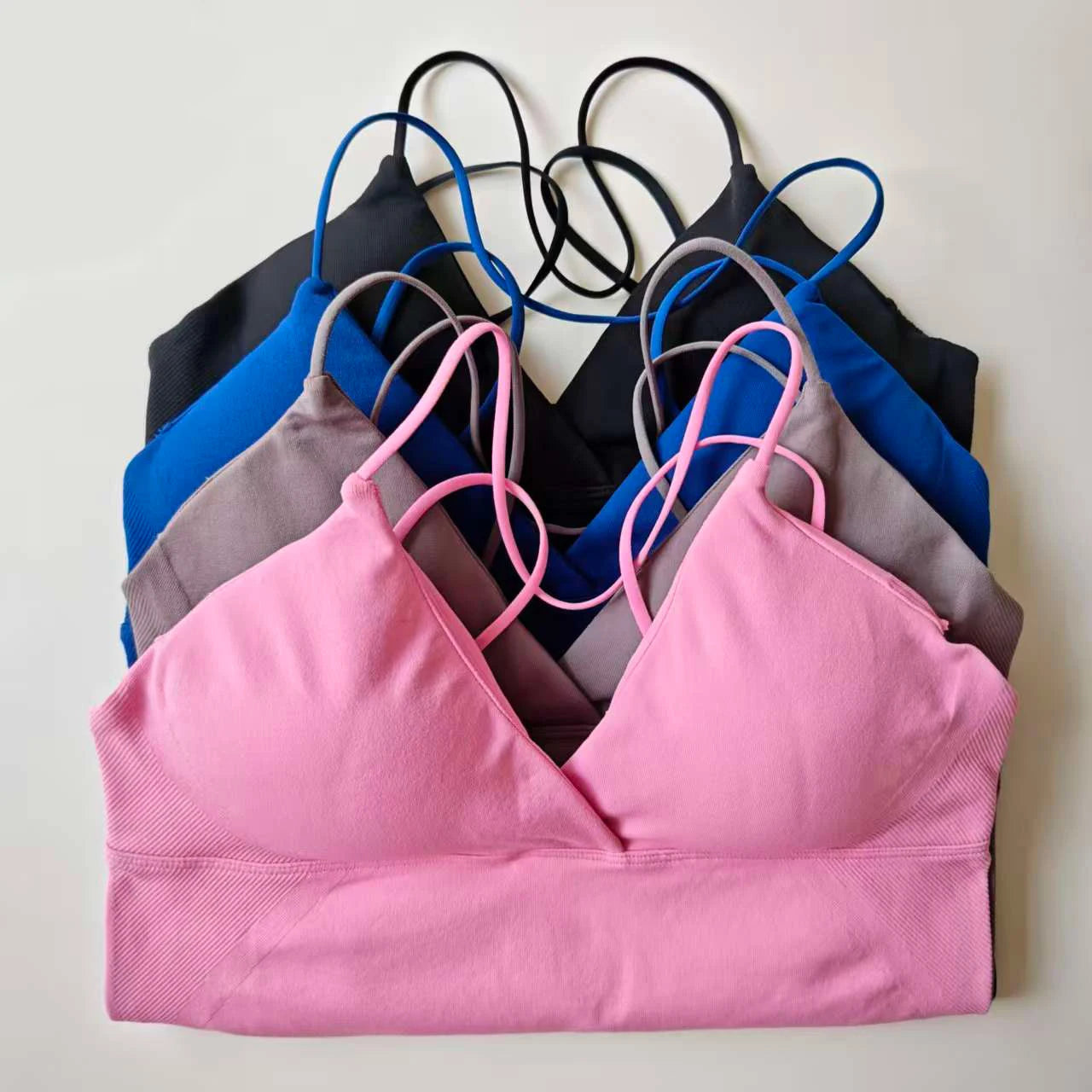 NCLAGEN Vision Twist Front Longline Seamless Yoga Tank Top