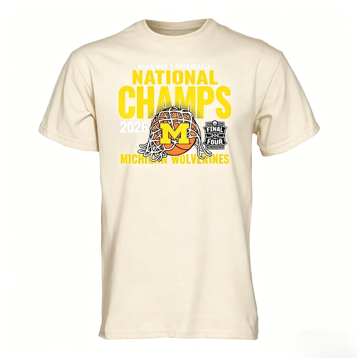 Michigan Wolverines Basketball National Championship Graphic T Shirt for Fans