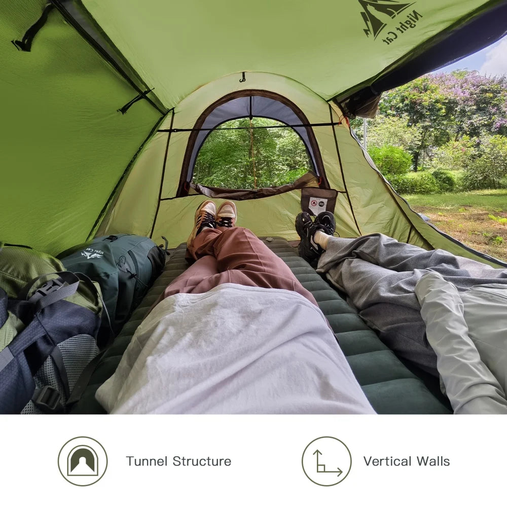 Night Cat Two Person Pop Up Tent With Mosquito Net Waterproof