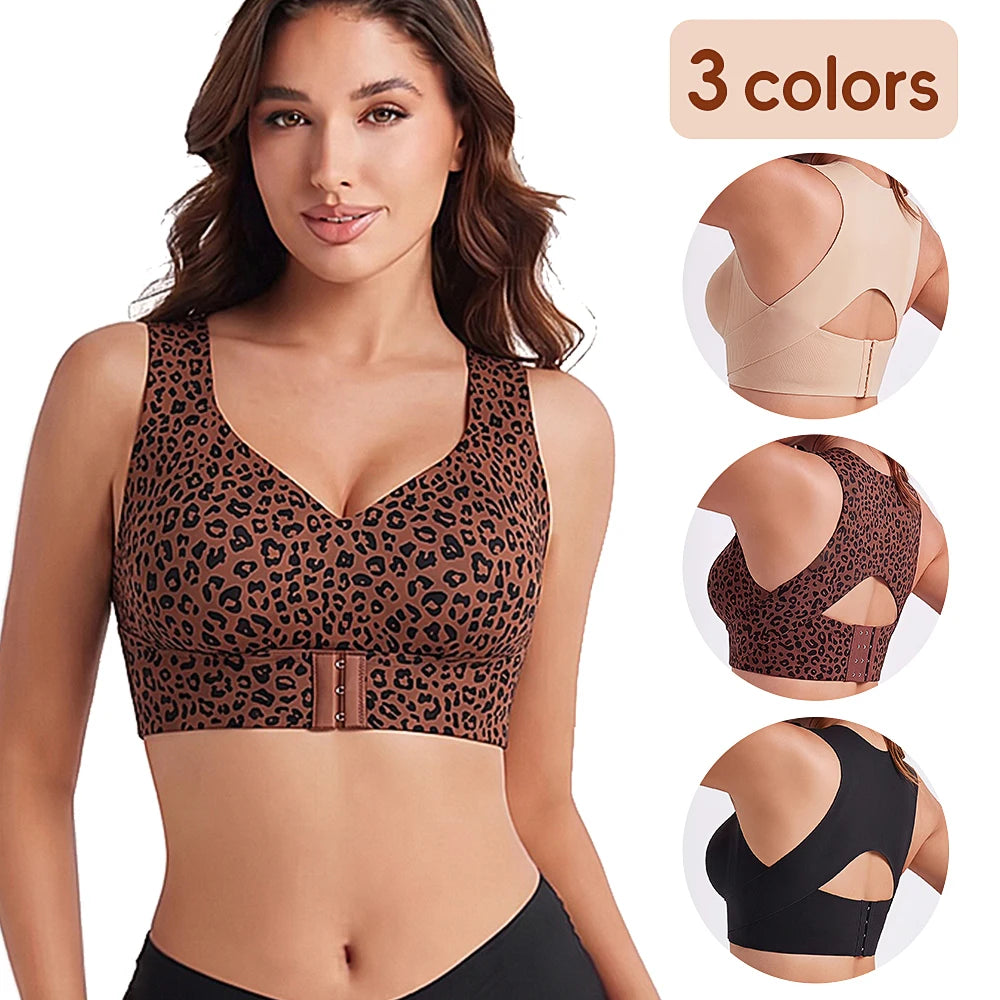 Breathable Jelly Sports Bra With Posture Support For Yoga