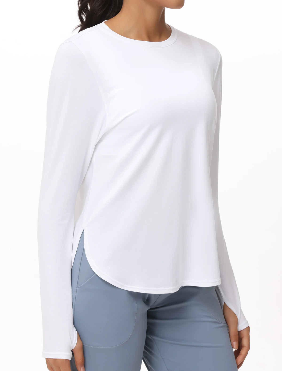 The Gym People Women Long Sleeve Lightweight Yoga Workout Top