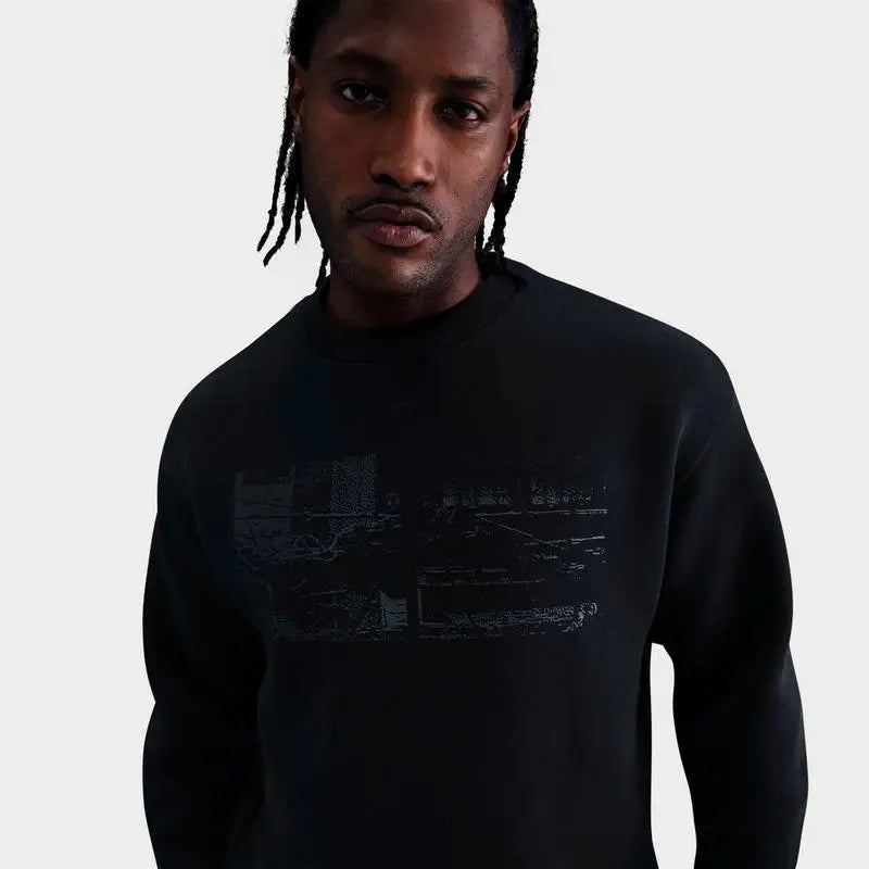Nike | Men's Nike Tech Fleece Reflective Crewneck Sweatshirt