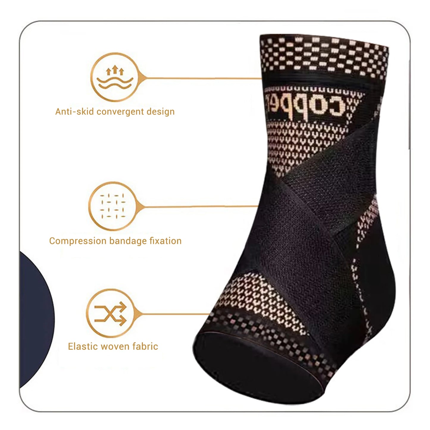 Sports Ankle Support Brace For Basketball And Soccer