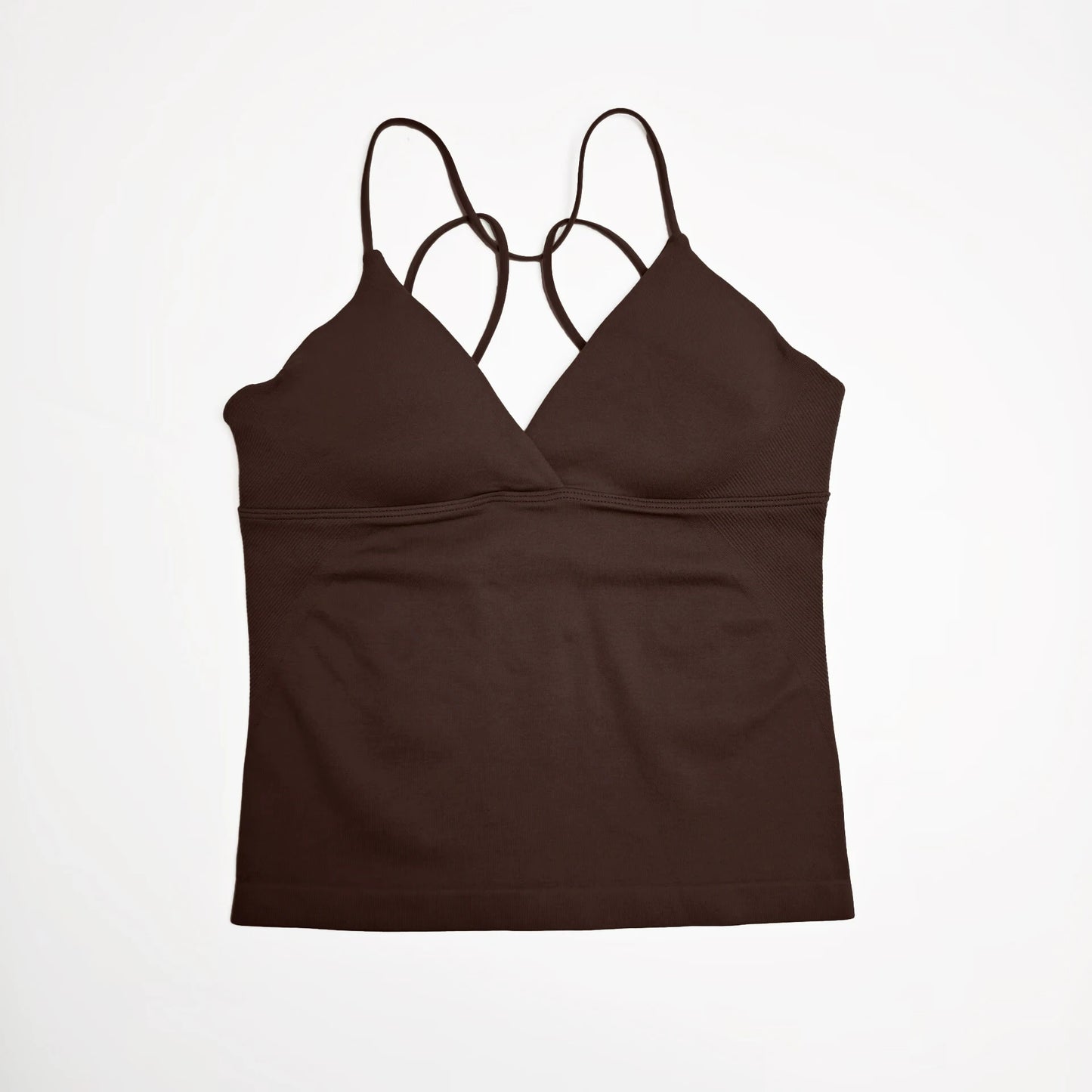 NCLAGEN Vision Twist Front Longline Seamless Yoga Tank Top