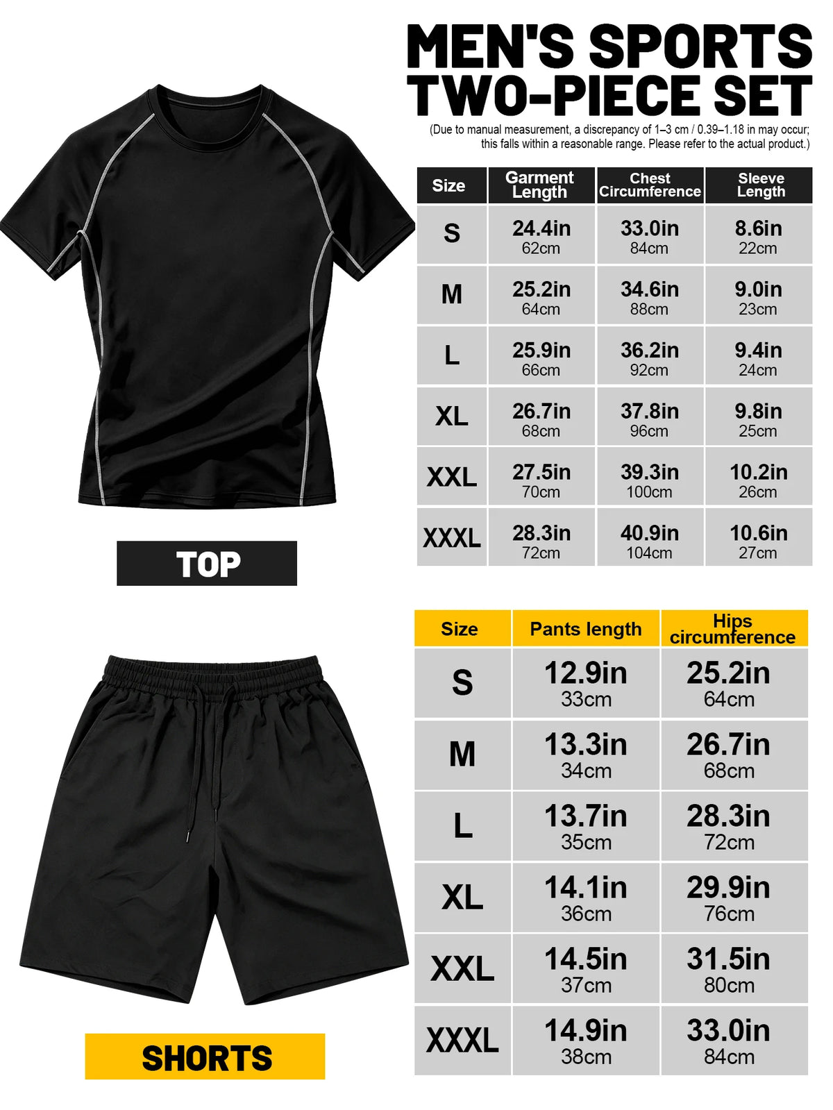 Men Quick Drying Gym Set Breathable Training Sportswear For Fitness