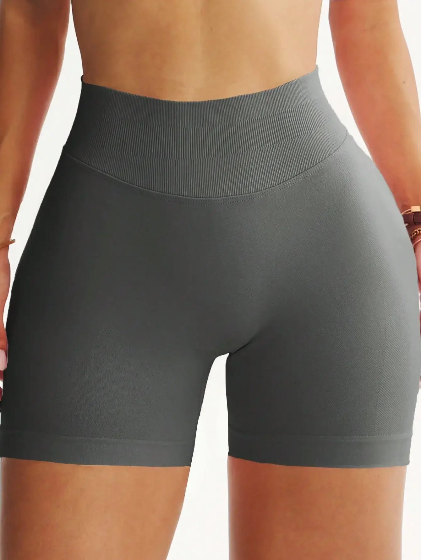 Women Seamless Butt Lifting Sports Shorts For Gym Workout Running