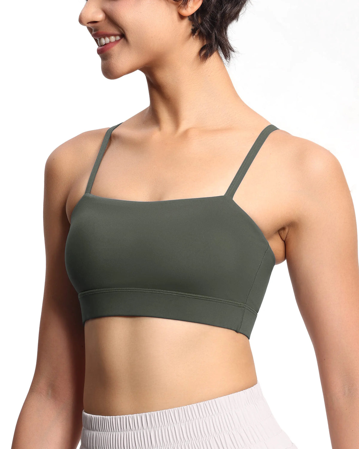 The Gym People Women Adjustable Wirefree Sports Bra With Pads
