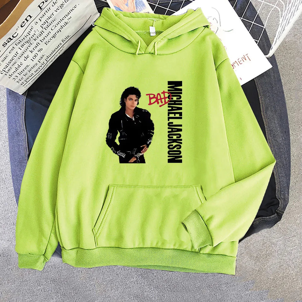 Michael Jackson Graphic Hoodie Unisex Long Sleeve Sweatshirt