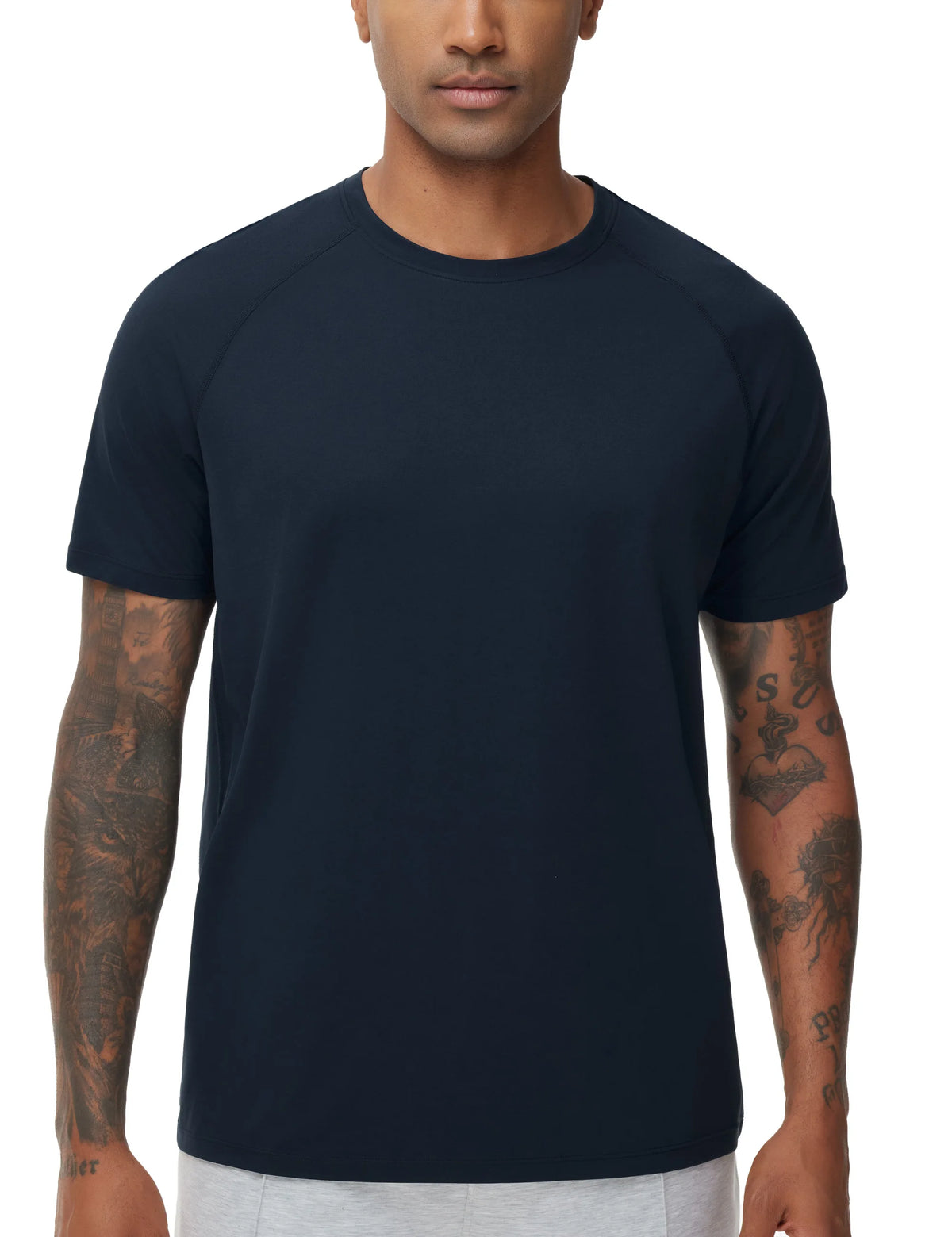 The Gym People Men's Short Sleeve UPF 50 Running Shirt