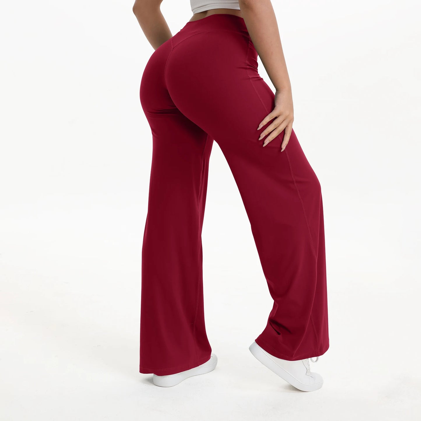 NCLAGEN SoftMotion Yoga Pants Women Mid-Waist Gym Leggings