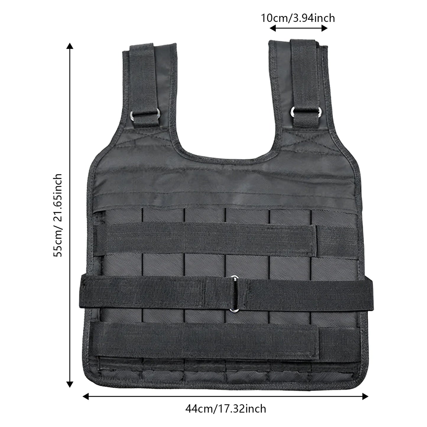 Weighted Vest for Exercise, 110LBS Adjustable Workout Vest with Ergonomic Wide Shoulder Straps & Secure Waistband, Ideal for CrossFit, Basketball, MMA, Cycling, and Core Strength Building