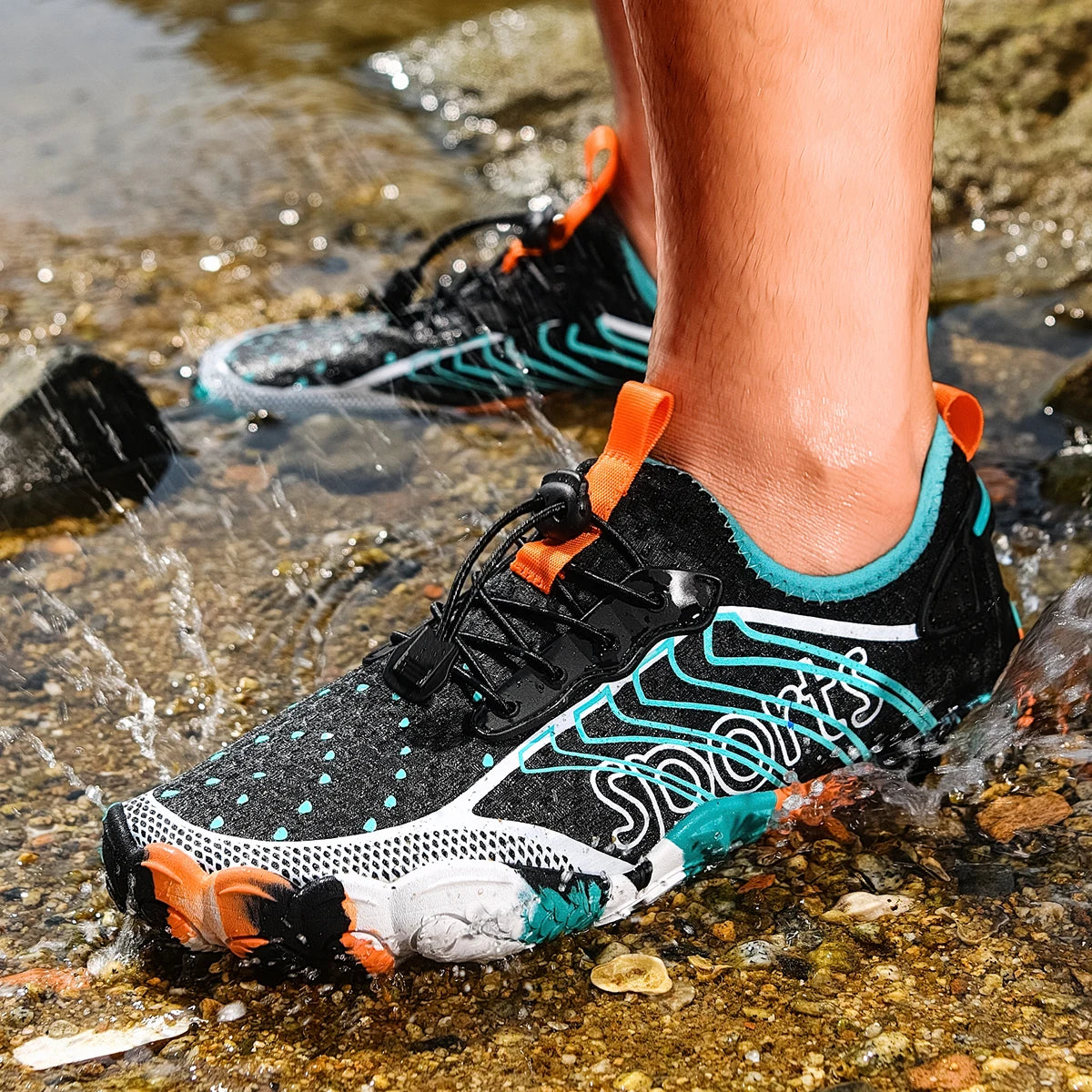 Quick Dry Barefoot Water Shoes Breathable Non Slip Aqua Sneakers
