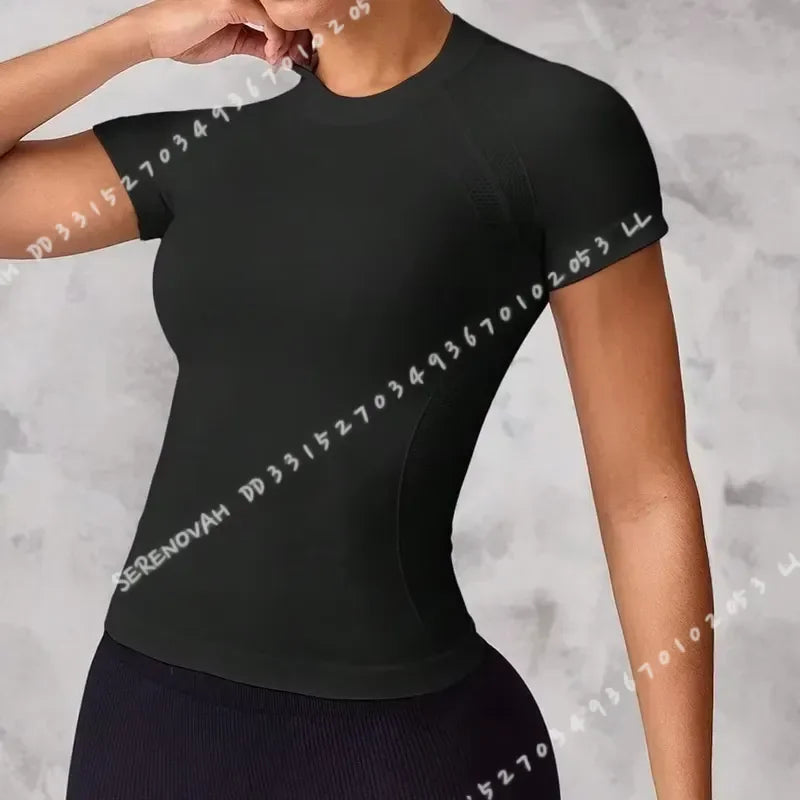 Women's Breathable Quick Dry Athletic Sports Top For Running Yoga