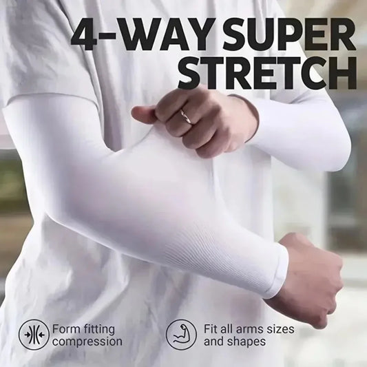 Cooling Breathable UV Protection Sun Sleeves For Sports