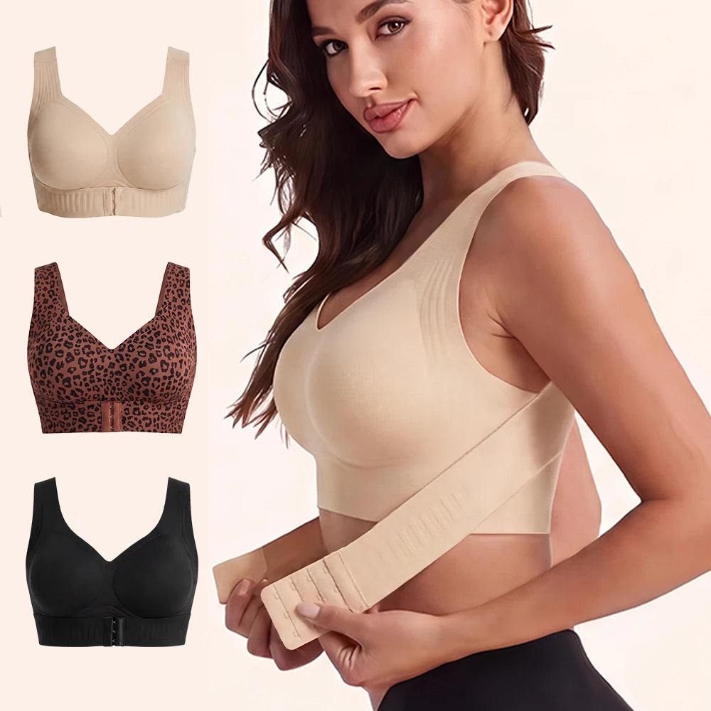 Breathable Jelly Sports Bra With Posture Support For Yoga