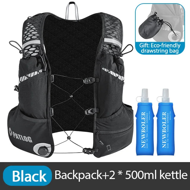 8L Breathable Hydration Vest Trail Running Backpacks Lightweight Cycling Run Jogging Marathon Backpack Riding Bike Climbing Bag