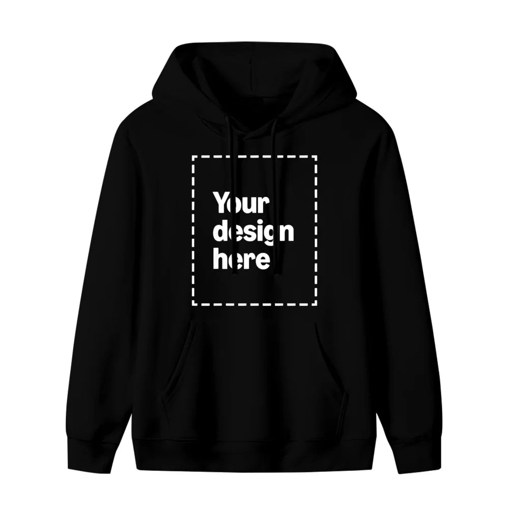 Custom Hoodie Personalized Unisex Pullover With Photo Logo Front Back