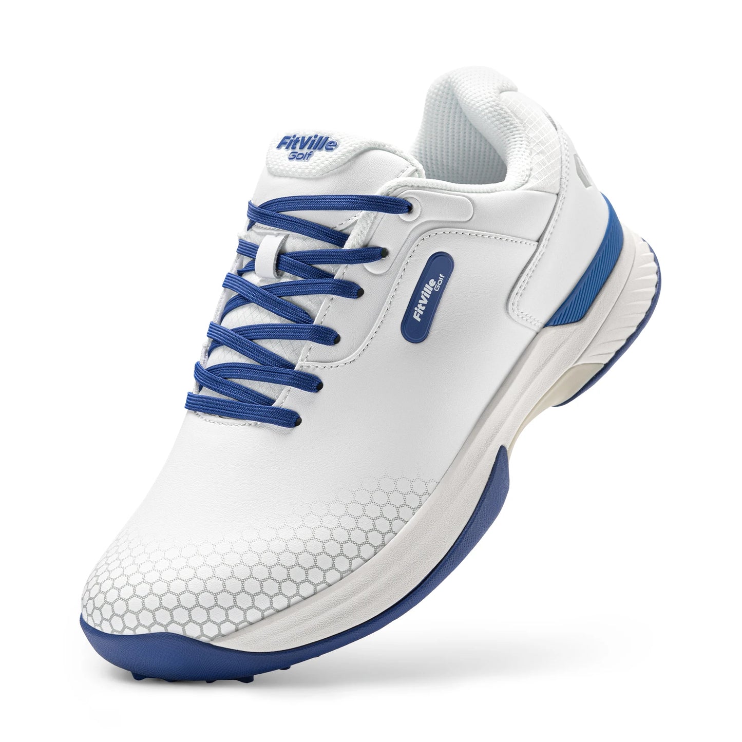 Fitville Wide Mens Golf Shoes Non Slip Comfortable Pickleball Footwear