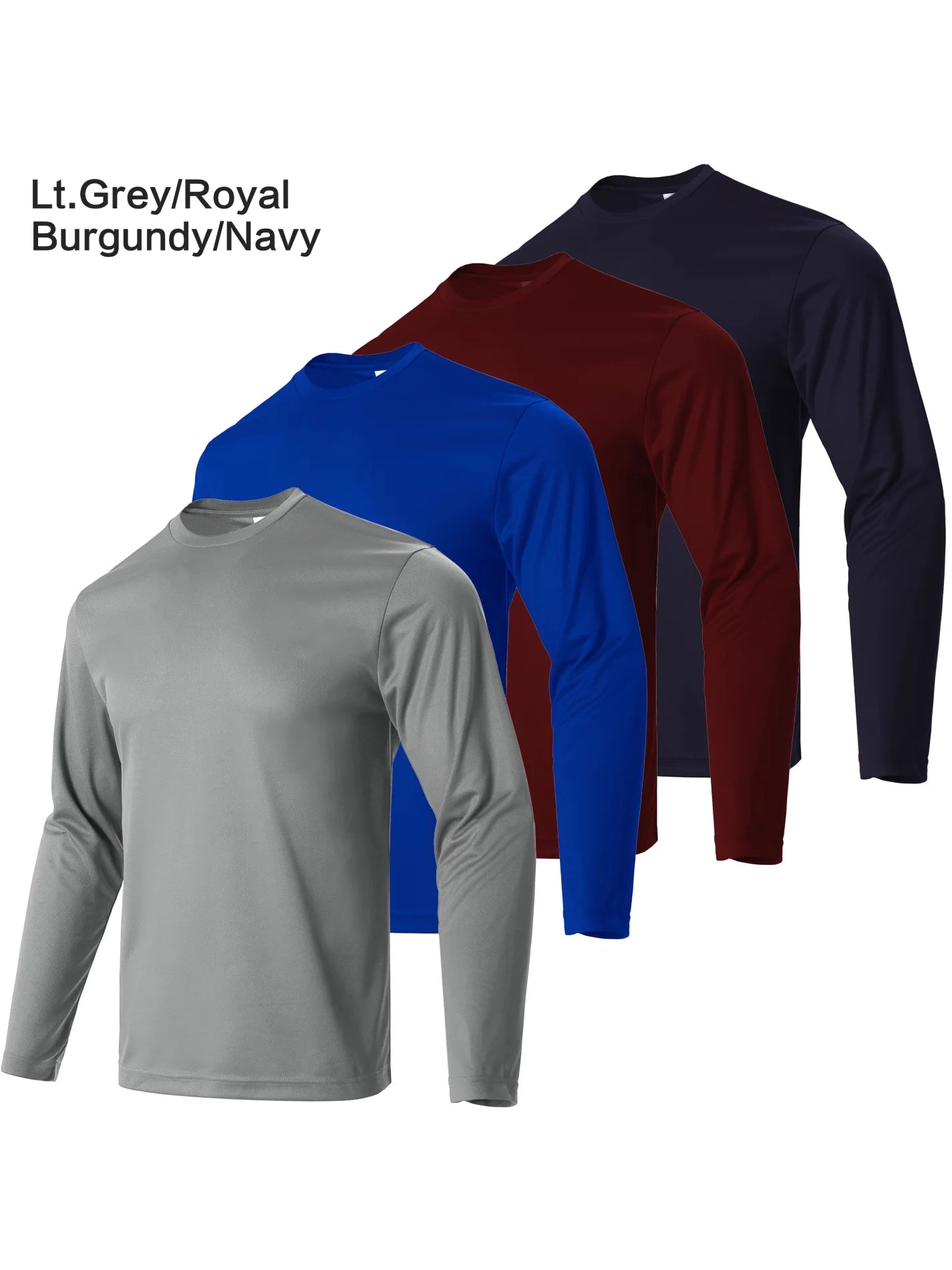 Mens Quick Dry Long Sleeve Sports T Shirt For Running