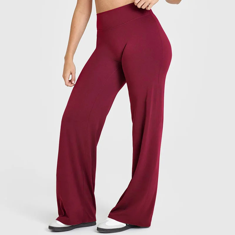 NCLAGEN SoftMotion Yoga Pants Women Mid-Waist Gym Leggings