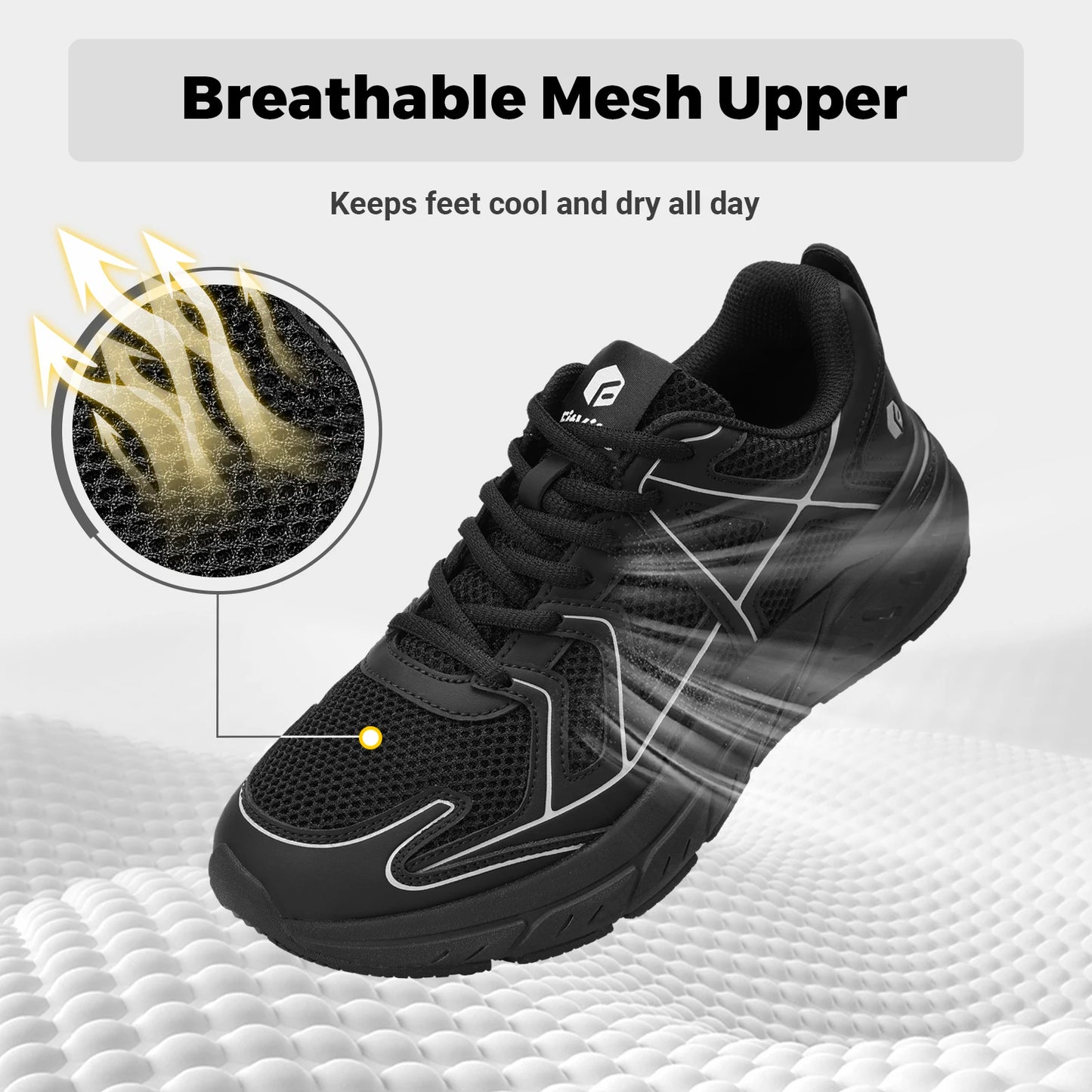 Fitville Newest Men Wide Width Cushioned Walking Shoes