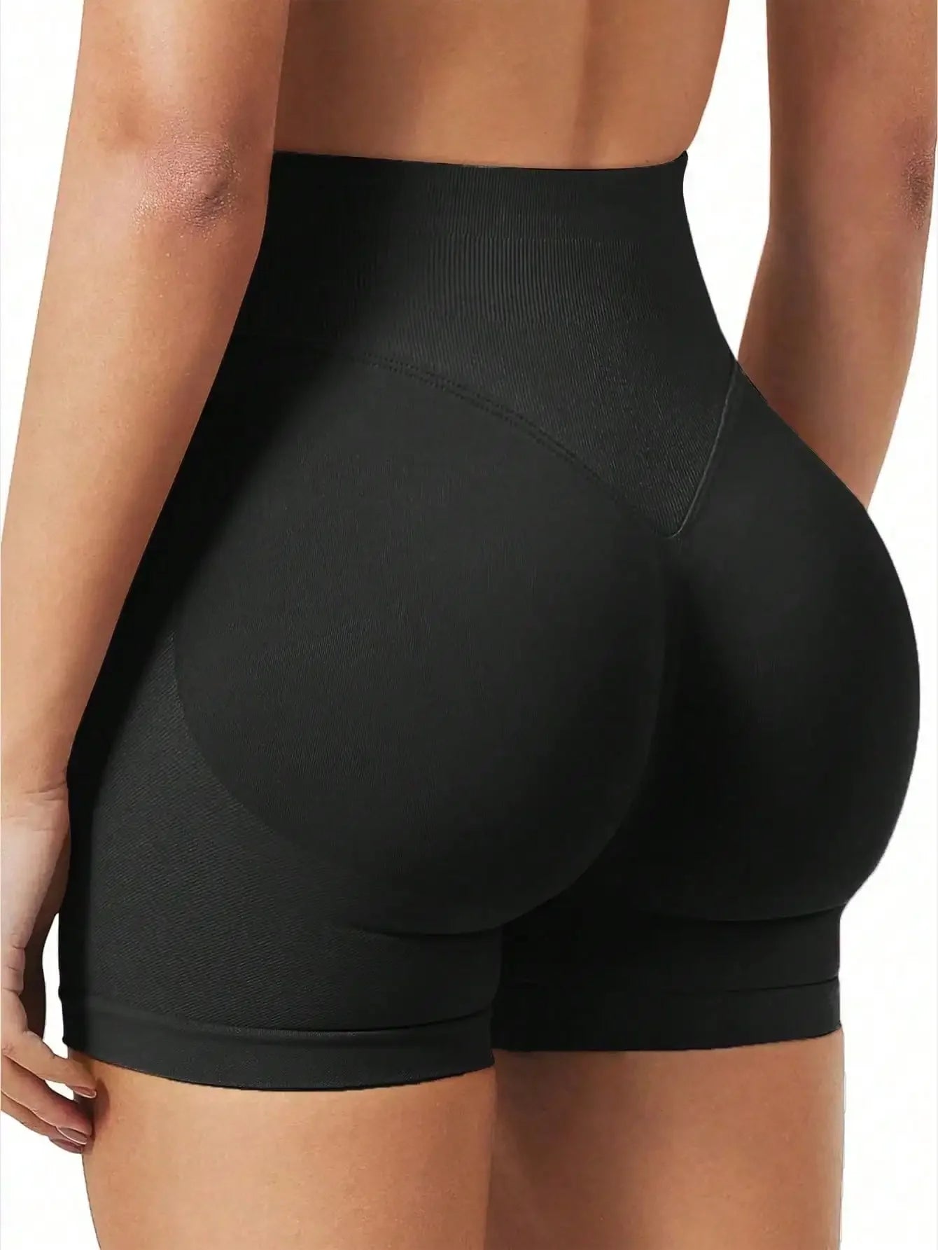 Women Seamless Butt Lifting Sports Shorts For Gym Workout Running