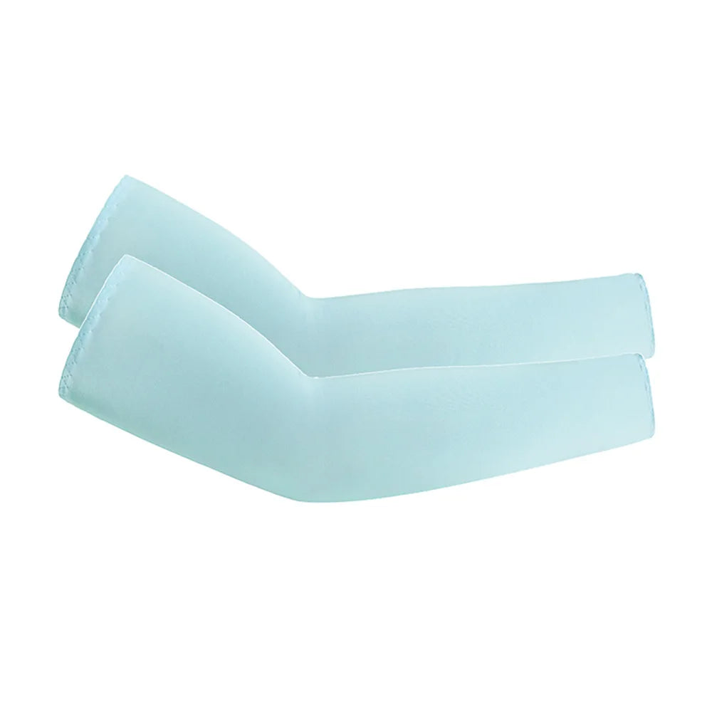 Unisex Cooling UV Arm Sleeves For Sports Running Fishing