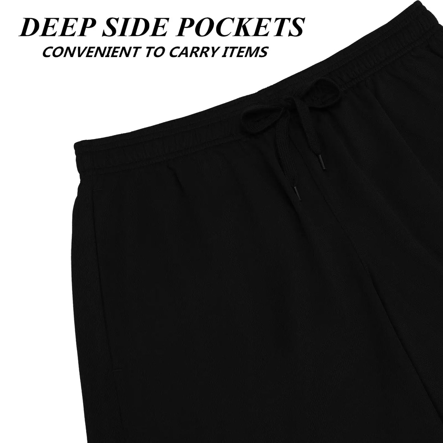 Men's Basketball Shorts Quick Dry With Pockets Loose Fit For Summer Running