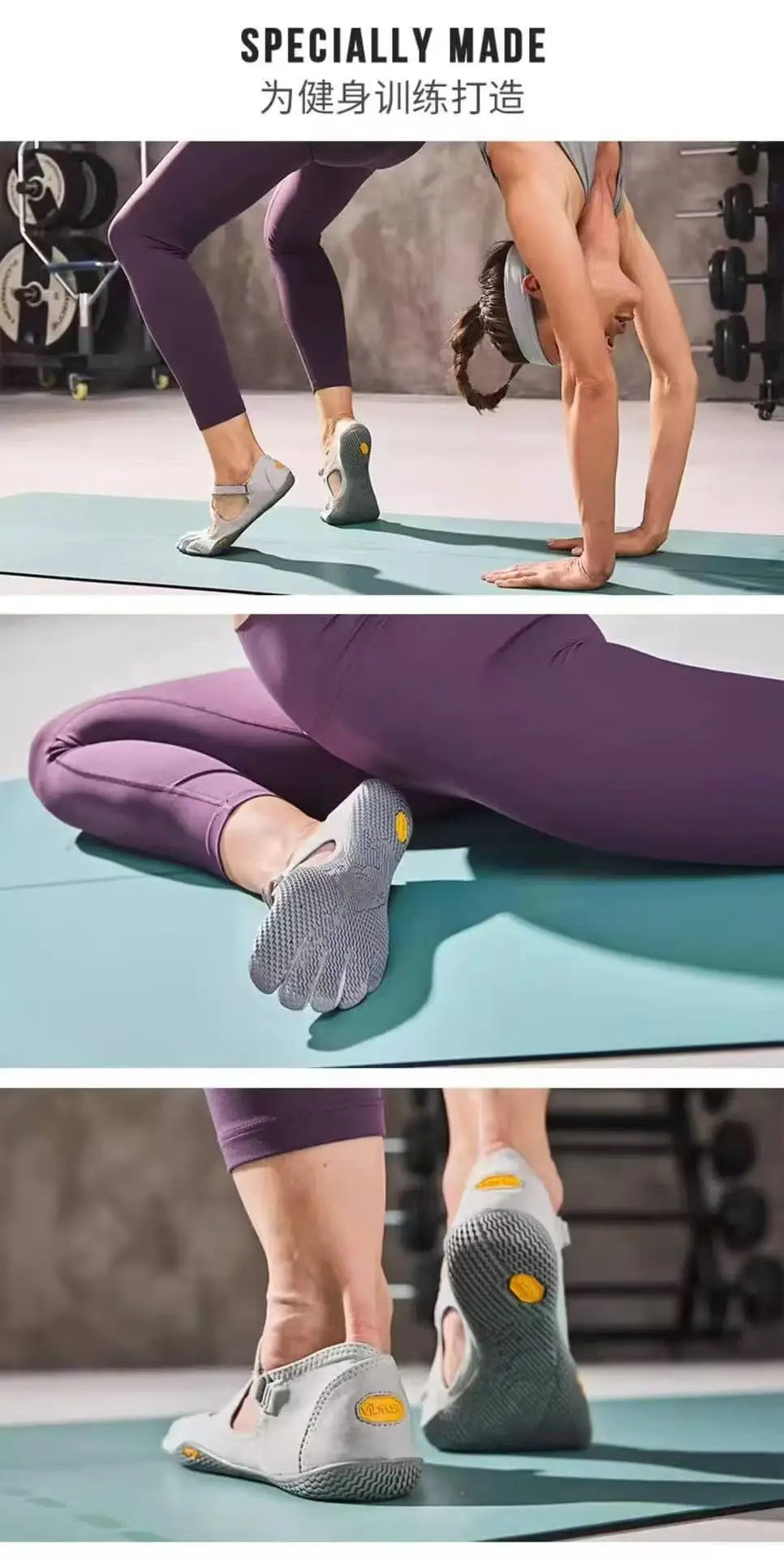 Lightweight Breathable Five Toe Sneakers for Yoga and Outdoor Activities