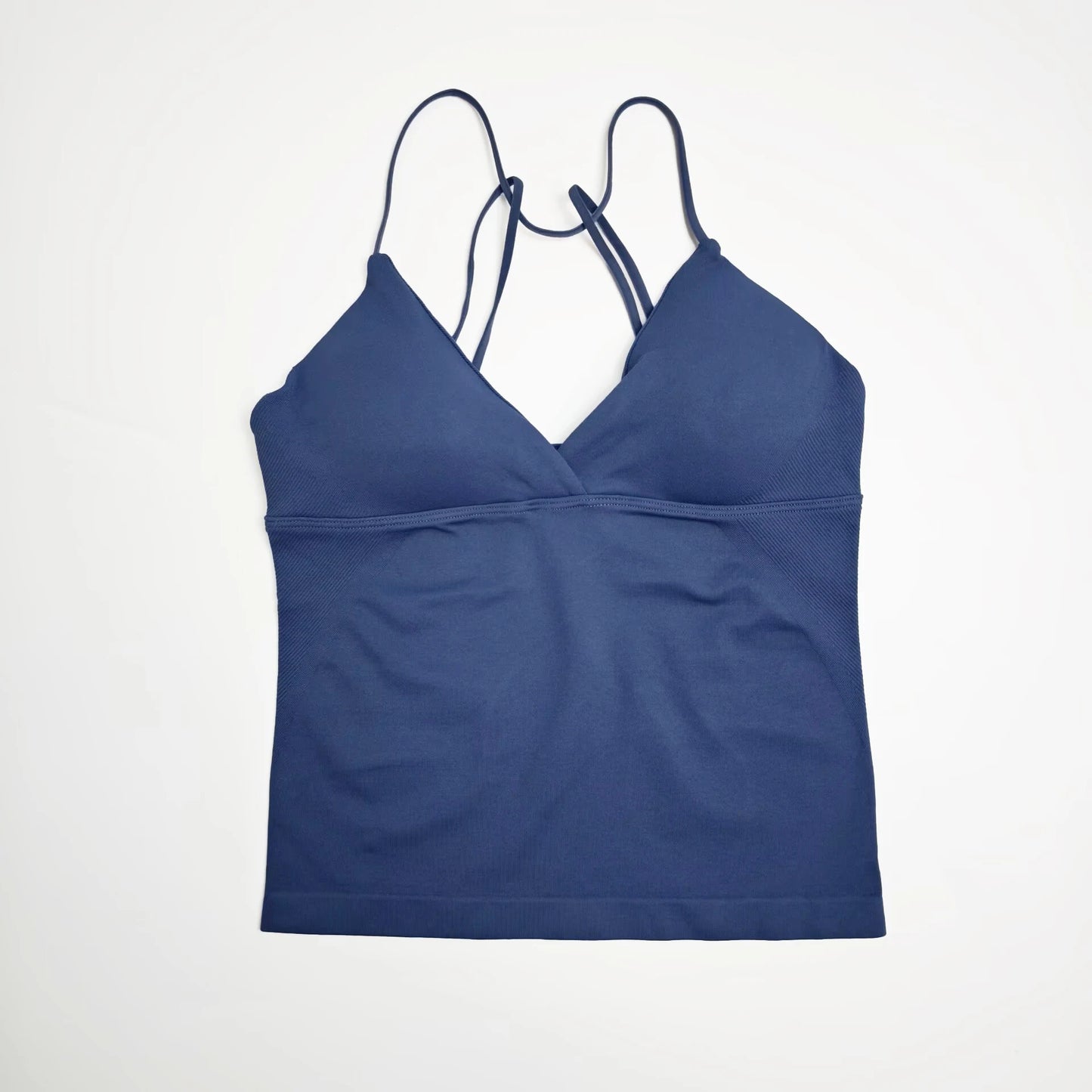 NCLAGEN Vision Twist Front Longline Seamless Yoga Tank Top
